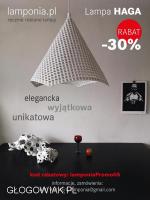 Lampa HAGA 30% rabat- stylowa, unikalna i elegancka